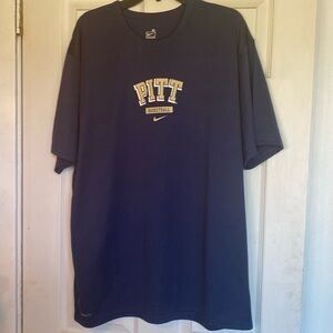 Pitt Panthers NikeFit Dry XL Short Sleeve shirt size XL